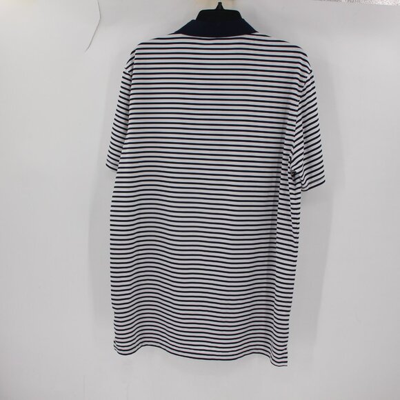 G/FORE Polo Shirt Men’s XL Short Sleeve Striped Golf Performance lightweight - Picture 7 of 12